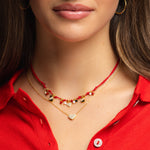 Carica l'immagine nella Galleria, Collana Cuore Pavé