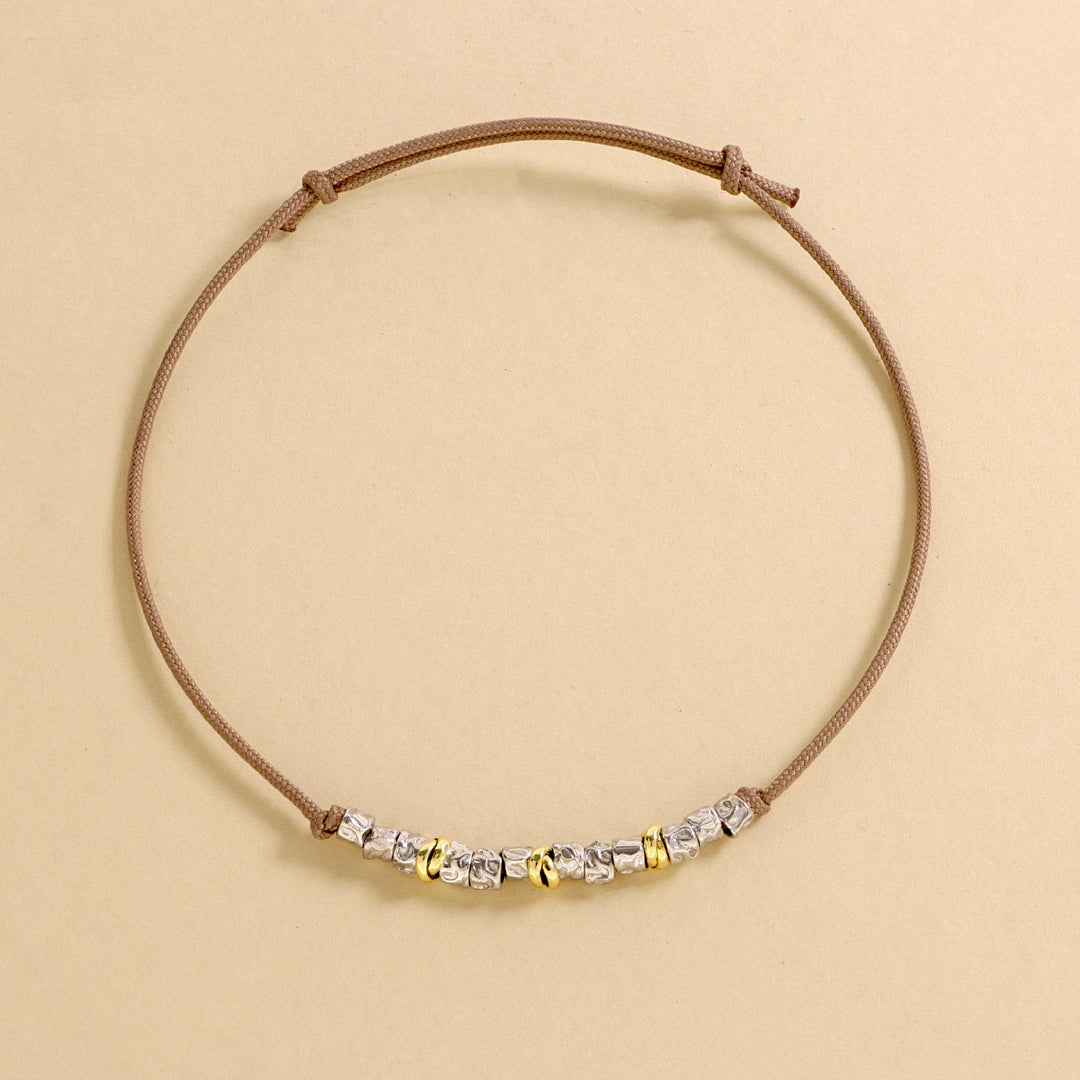 Bracciale Cordino Pepite
