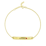 Carica l'immagine nella Galleria, Bracciale Targa Con Incisione