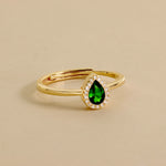 Carica l'immagine nella Galleria, Anello Con Goccia Zirconata