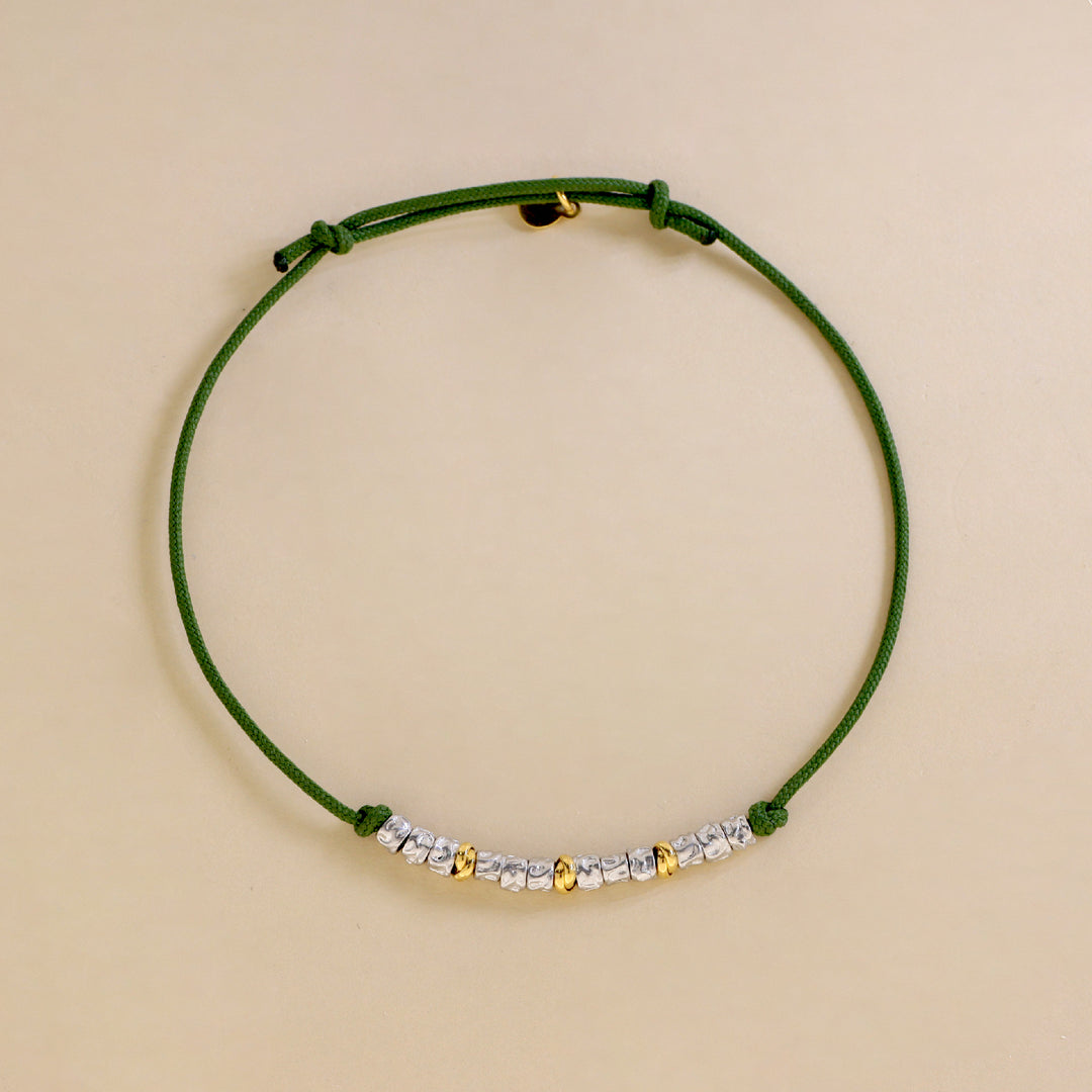 Bracciale Cordino Pepite