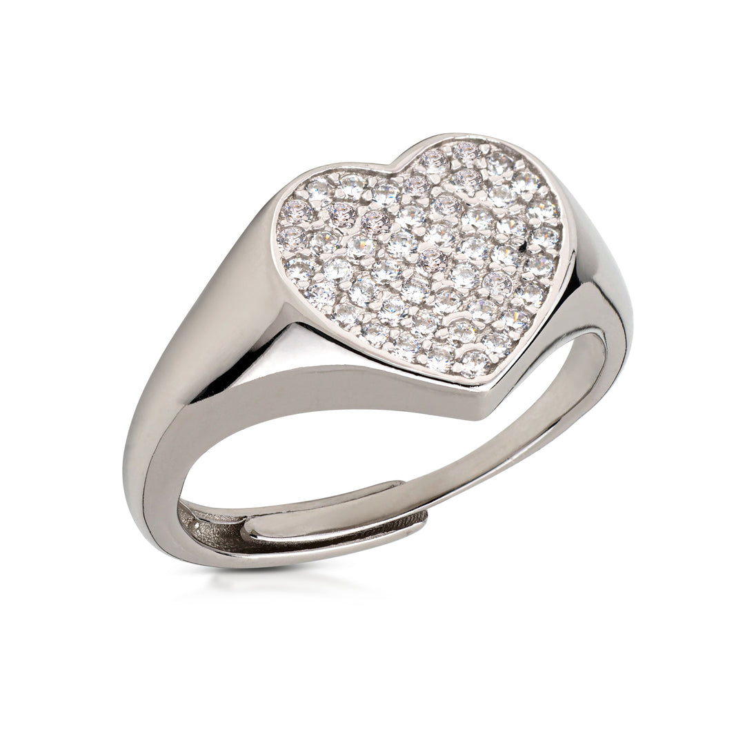 Anello Chevalier Pavè Cuore