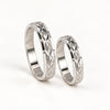 Fedina con Incisione Geometrica a Stella con Incisione Gratuita