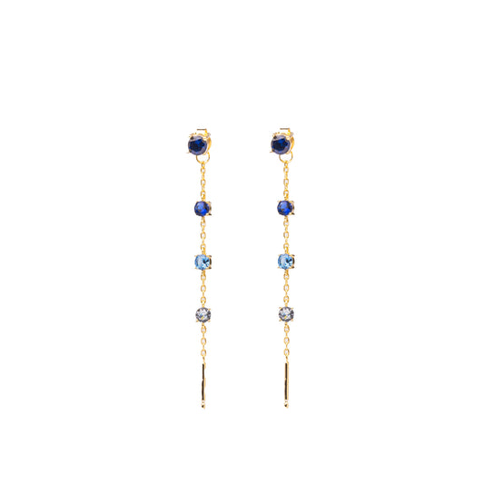 Orecchini 2 in 1 con Filo e Punto Luce