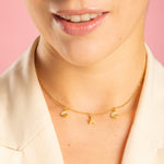 Carica l'immagine nella Galleria, Collana Tris Pendenti Porta Fortuna
