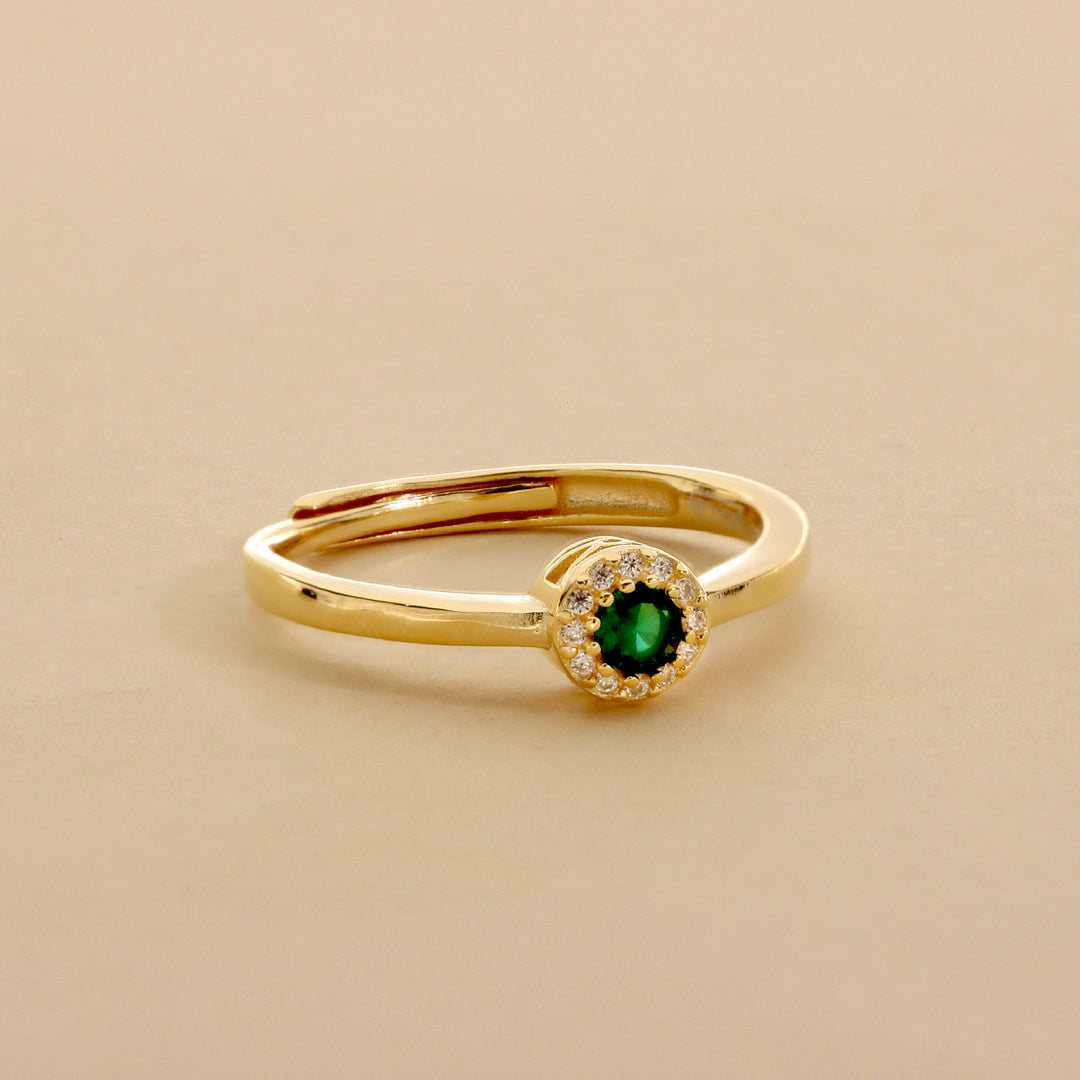 Anello Con Pietra A Cerchio