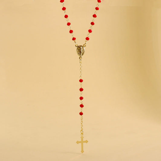 Collana Rosario Pietre Colorate
