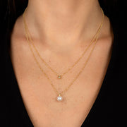 Collana Doppia con Sfera e Perla