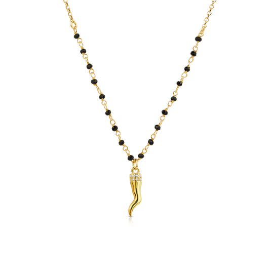 Collana Rosario con Pendente Portafortuna