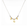 Collana Pepite Con Pendenti Strass