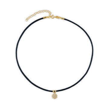 Choker Raso con Sole Zirconato