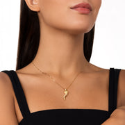 Collana con Corno Reale