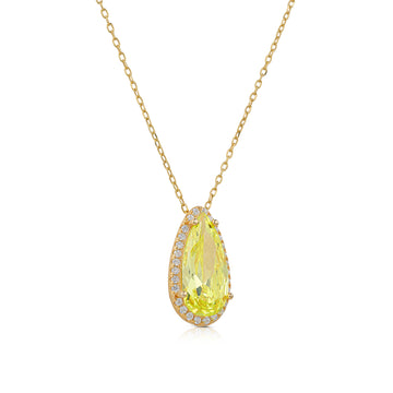 Collana pendente a goccia Aura
