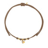Choker Cordino con Cuore e Zirconi