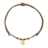 Choker Cordino con Quadrifoglio e Zirconi