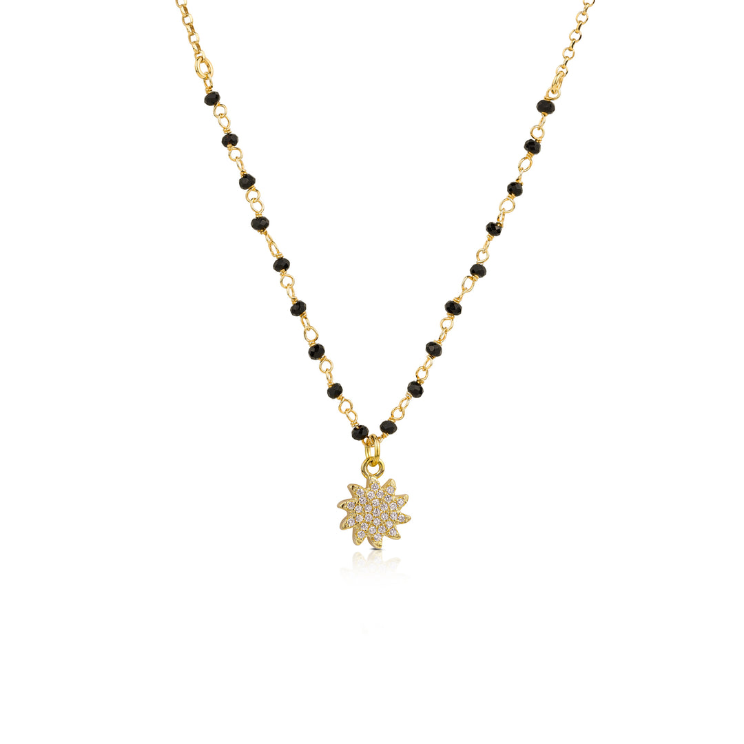 Collana Rosario con Pendente Zirconato