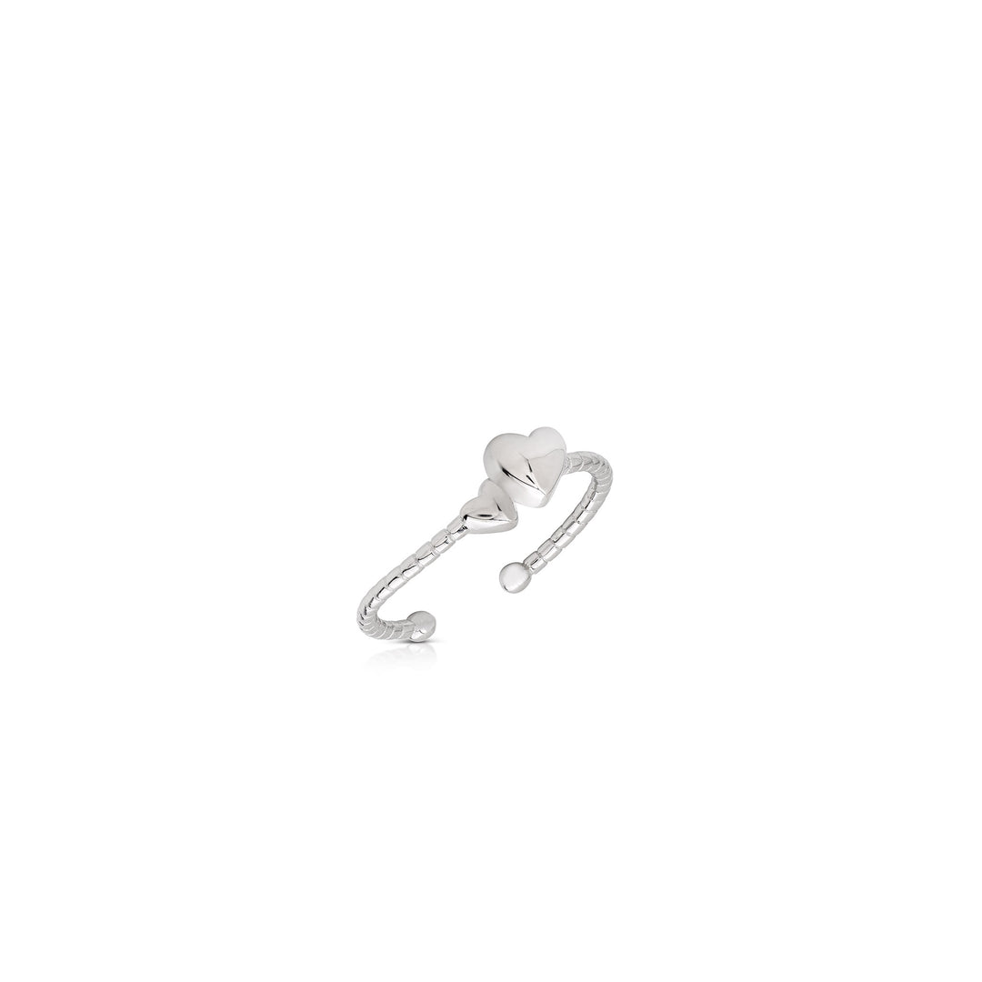 Anello Doppio Cuore