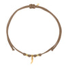 Choker Cordino con Corno e Zirconi