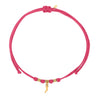 Choker Cordino con Corno e Zirconi