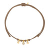 Choker Cordino con Tris di Cuori Zirconati