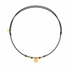 Choker con Pepite Dorate e Pendenti Mix