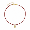 Choker Raso con Quadrifoglio