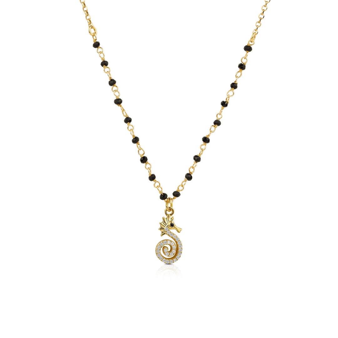 Collana Rosario con Pendente Zirconato