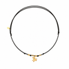 Choker con Pepite Dorate e Pendenti Mix