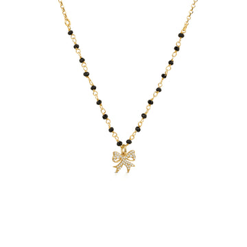 Collana con Pietre e Pendente Zirconato
