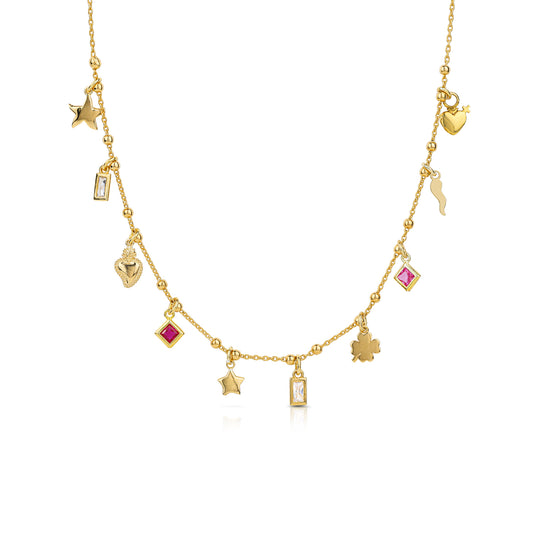 Collana Multi Charms