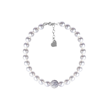 Bracciale Di Perle Con Zirconi