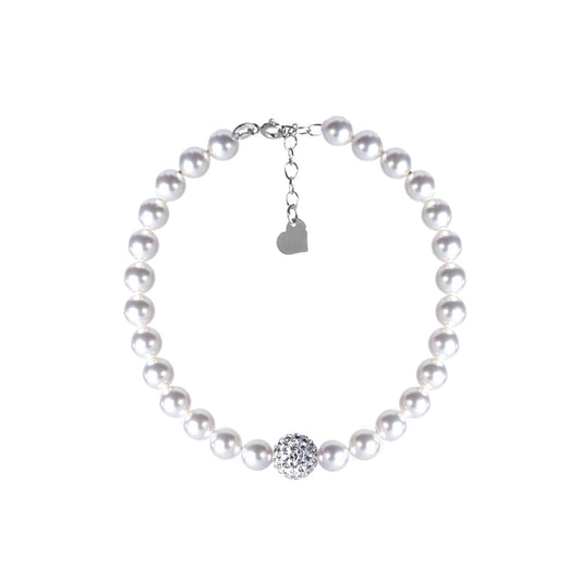 Bracciale Di Perle Con Zirconi