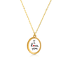 Collana con Medaglietta Personalizzata Love