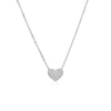Collana Cuore Pavé