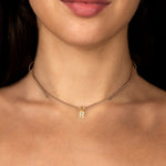 Carica l&#39;immagine nella Galleria, Choker Iniziale Strass
