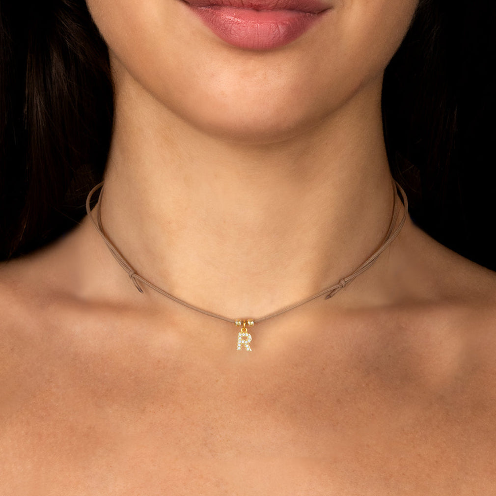 Choker Iniziale Strass