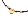 Choker con Pepite Dorate e Pendenti Mix