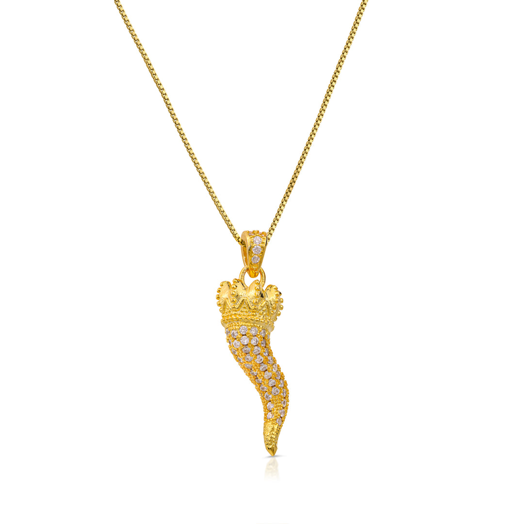 Collana con Corno Reale