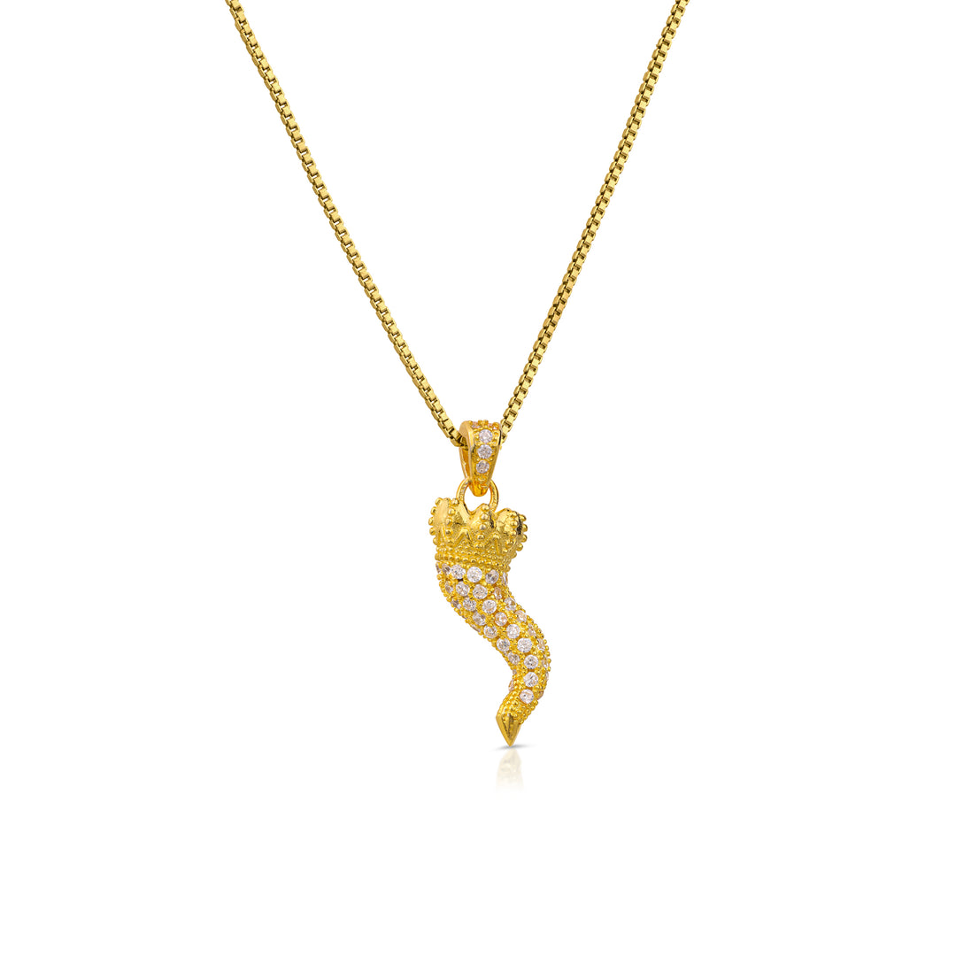 Collana con Corno Reale