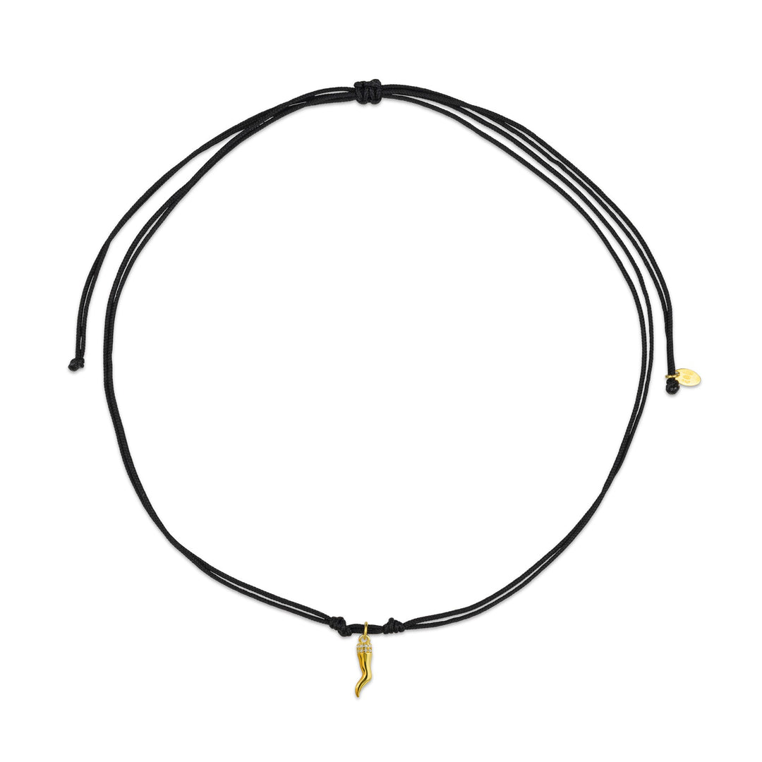 Choker Nero con Pendenti