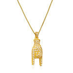 Carica l&#39;immagine nella Galleria, Collana Corna Porta Fortuna
