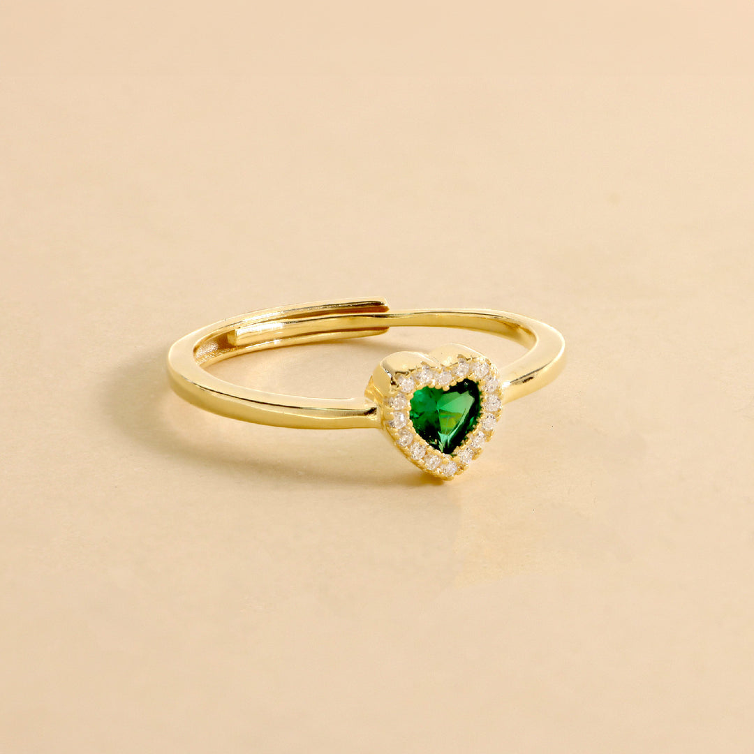 Anello Con Cuore Zirconato