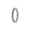 Anello Fascia Pietre Colorate