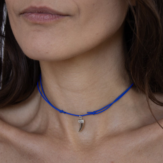Choker Colorato Dente Di Squalo