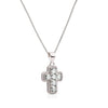 Collana con Croce e Zirconi Colorati