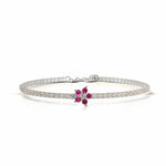 Carica l&#39;immagine nella Galleria, Bracciale Tennis Fiore
