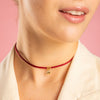 Choker Raso con Cuore o Stella Zirconata