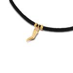 Carica l'immagine nella Galleria, Choker Raso con Corno Zirconato
