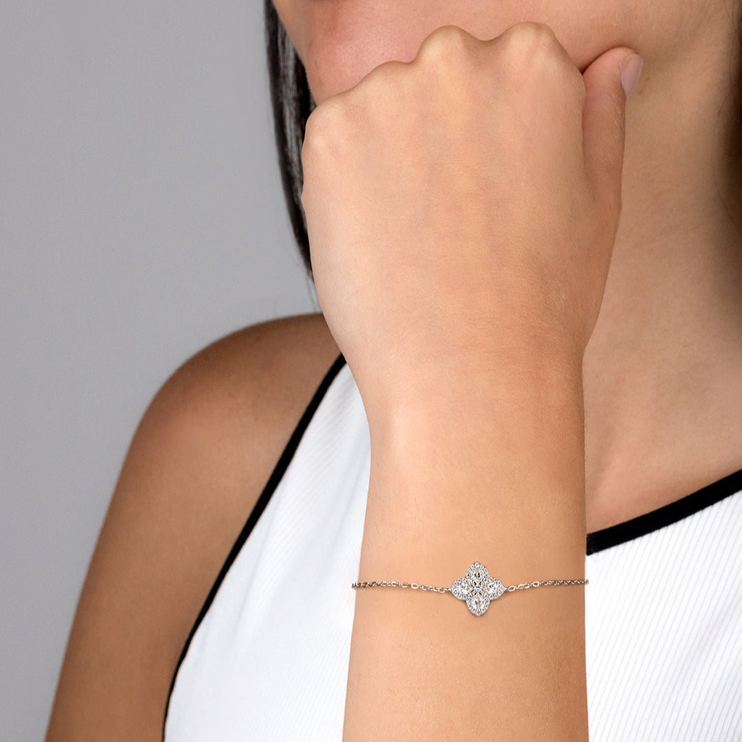 Bracciale con Pendente Fiore