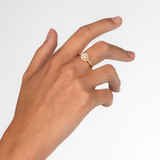 Anello Solitario Rosy